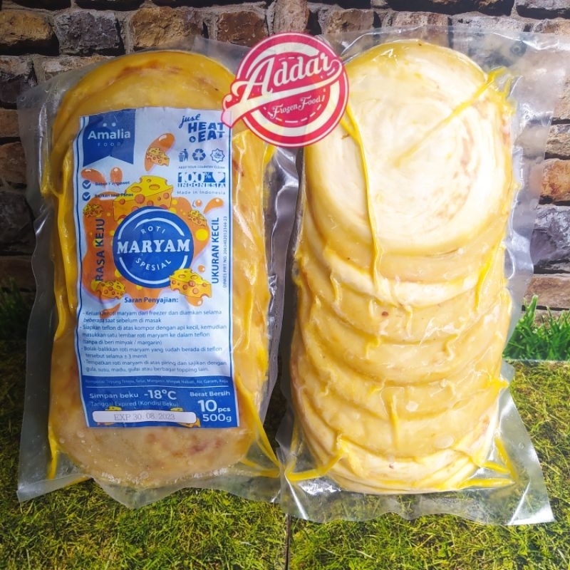 

Roti Maryam Keju Amalia / Canai keju isi 10