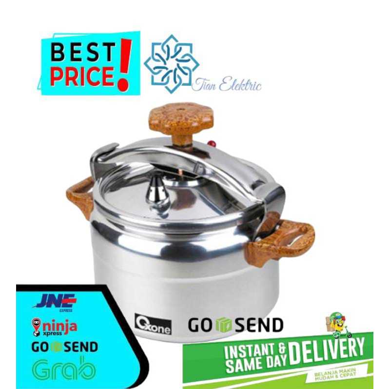 OXONE OX-2012 Alumunium Pressure Cooker / Presto 12 Liter