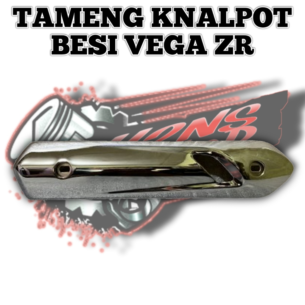 TAMENG TUTUP KNALPOT BESI HARDCROME YAMAHA VEGA ZR/VEGA NEW