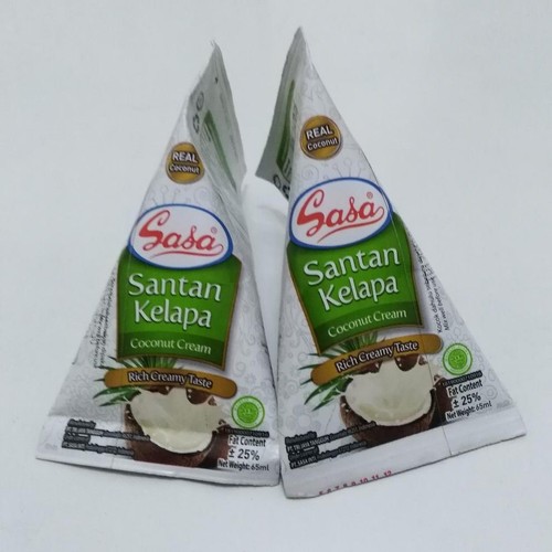 

Sasa Santan Kerucut 65 ml ( 10 pcs )