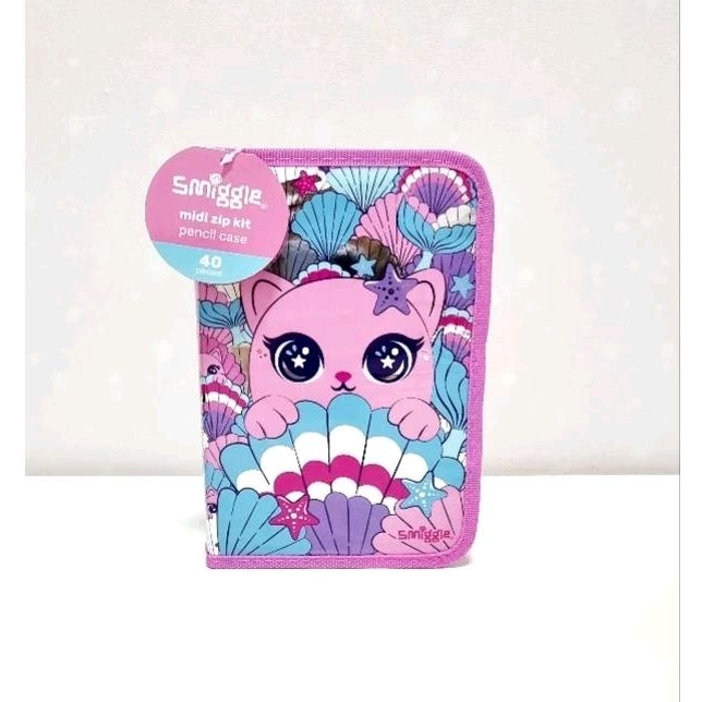 

(ORIGINAL) Smiggle Hi There Stationery Gift Pack (Set Alas Tulis Smiggle) - Pink Kitty