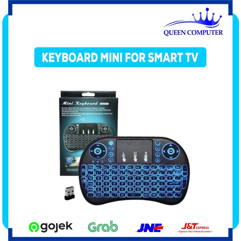 Mini Keyboard Wireless Backlit LED Touchpad Mini Keyboard Wireless