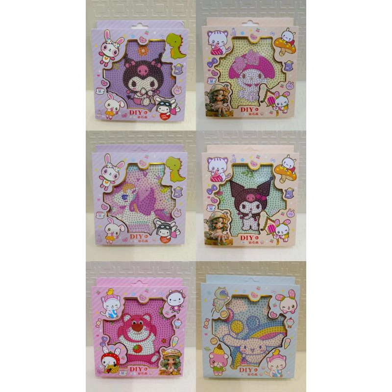 

DIAMOND PAINTING/ DIY TEMPEL MANIK / Figura bingkai karakter stiker