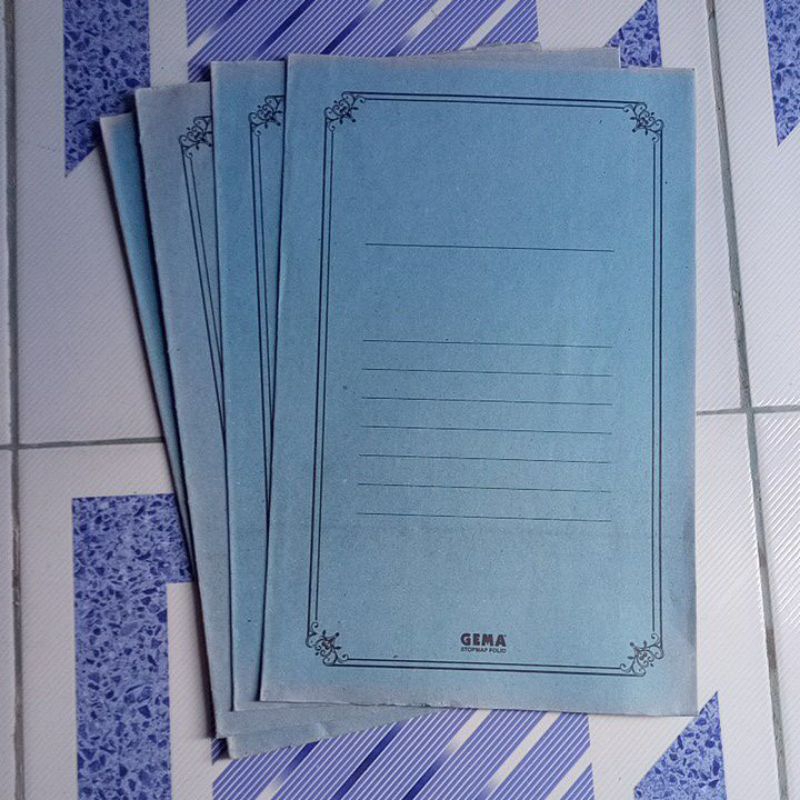 

MAP BIASA GEMA/WARNA BIRU Jual eceran
