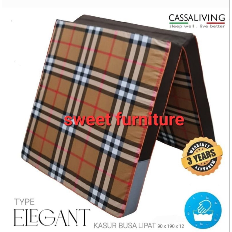 tilam busa lipat 2 murah bergaransi