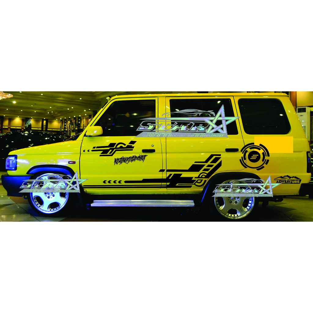 Stiker Mobil Kijang Super Stiker Body Kijang Super Stiker Kijang Super