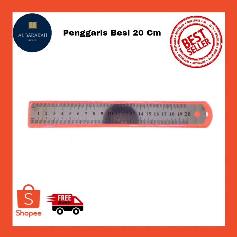 

Penggaris Besi (Stainless) 20 Cm