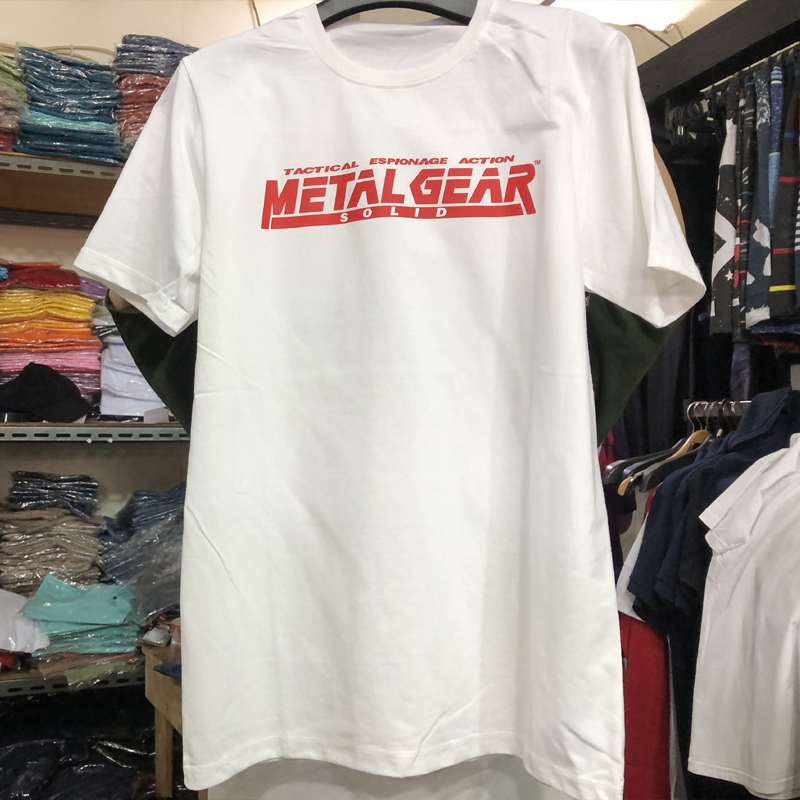 Kaos Metal Gear Solid Tshirt Bahan 100% Cotton Casual T-SHIRT