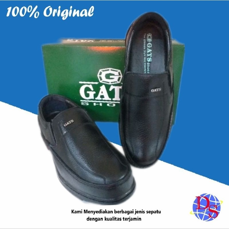 Sepatu Pantofel Pria Formal Loafer Gats MD 3501 Hitam Sepatu Kerja Pria Sepatu Pesta Pria