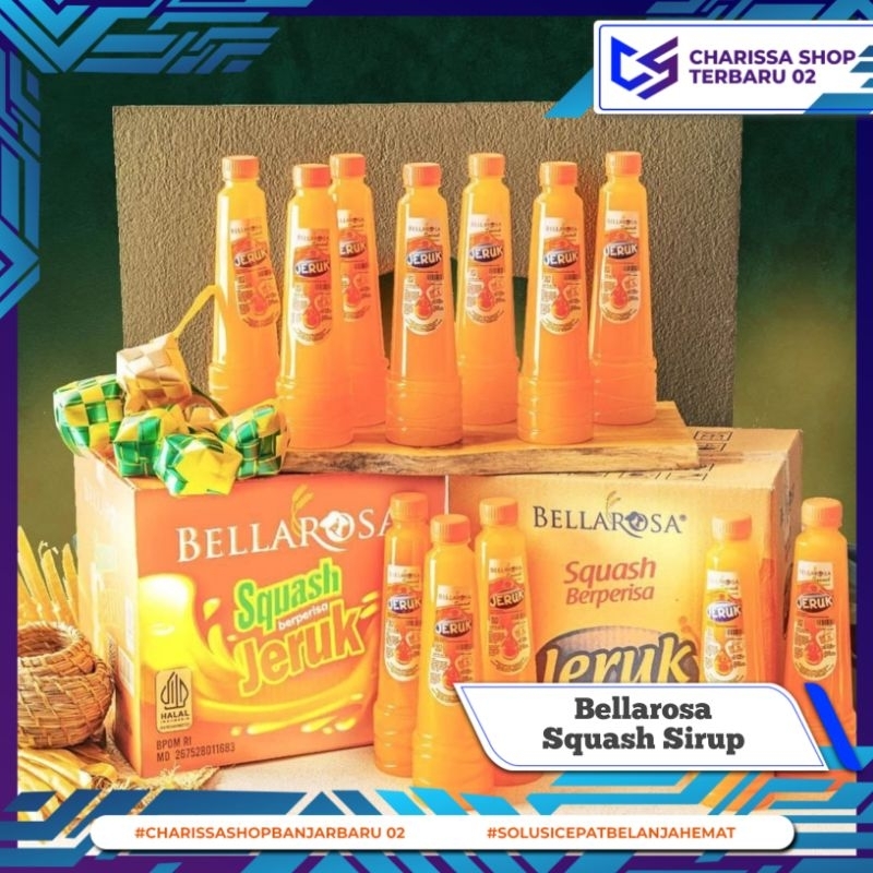 

Bellarosa Squash Sirup / Sirup Segar Jeruk Tanpa Pemanis Buatan / Sirup Ecer Bellarosa