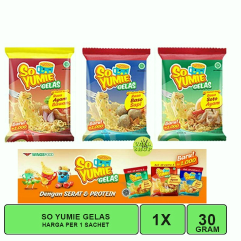 

VS. SO YUMIE MIE GELAS HARGA PER 1