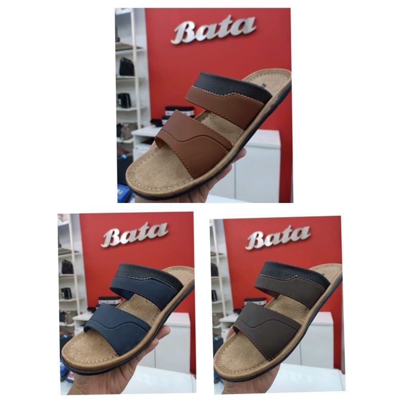 sandal pria bata slop terlaris produk original bata asli