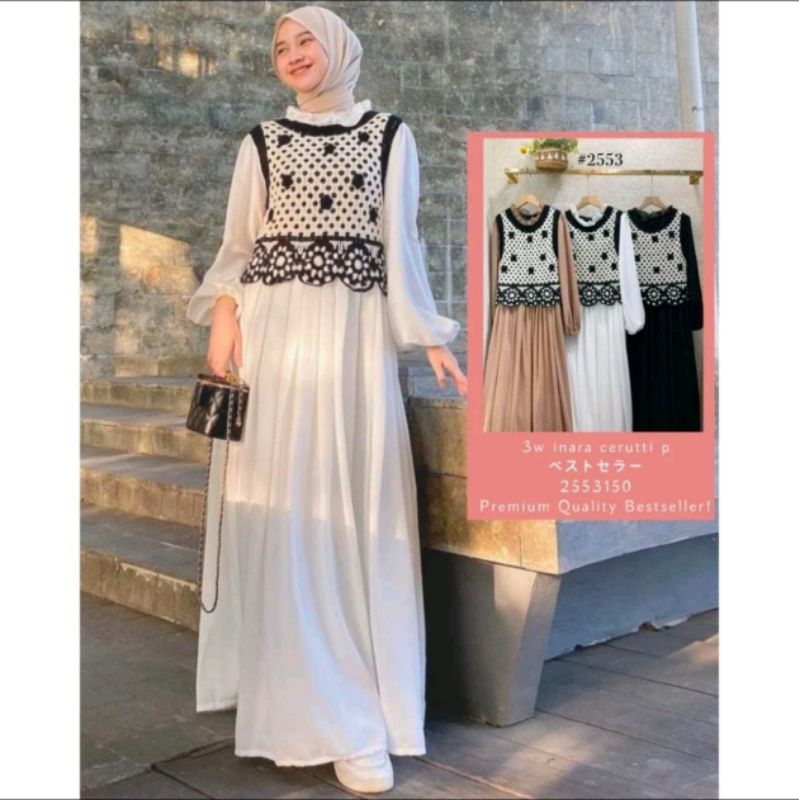 Dress Gamis ala Z@r@ Style Korean by Yuna