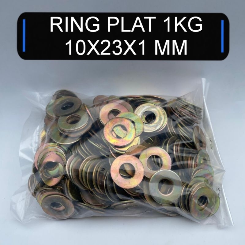 RING PLAT KILOAN | 1KG RING PLAT 10X23X1 MM | RING PLAT M10 | RING PLAT BAUT M10 | RING PLAT BAUT KU