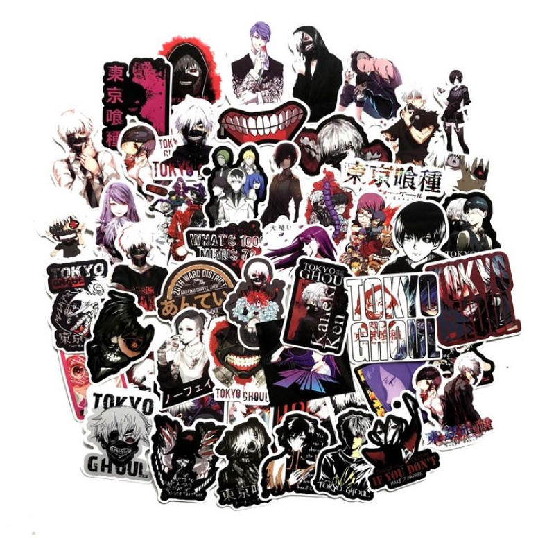 

Baru Stiker anime Tokyo ghoul paket cromovinyl FPL