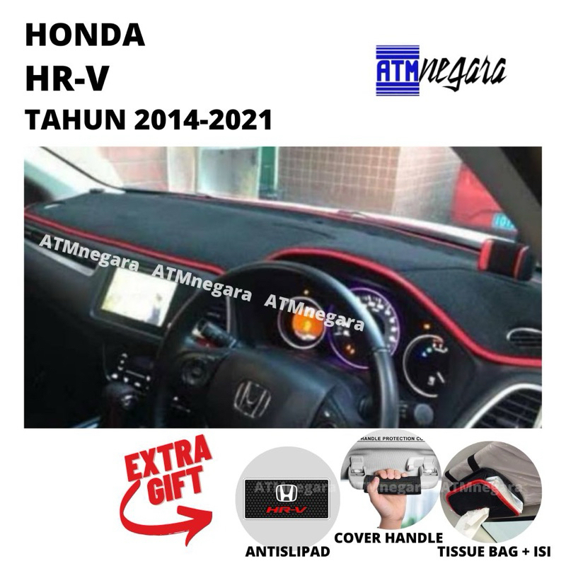 COVER DASHBOARD PREMIUM HRV Tahun 2014-2021 Aksesoris Alas Pelindung Dasbor Mobil