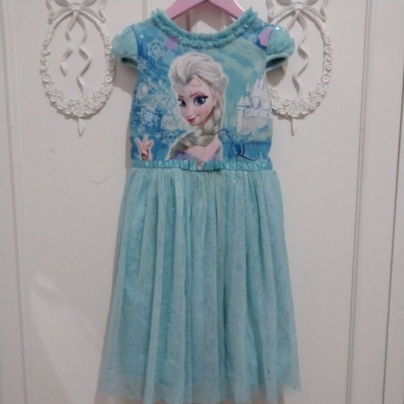 preloved dress anak frozen