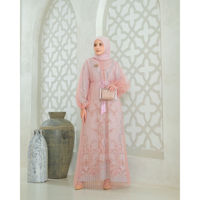 Set Gamis Mazaya dress / Gamis outer / dress / Gamis kekinia