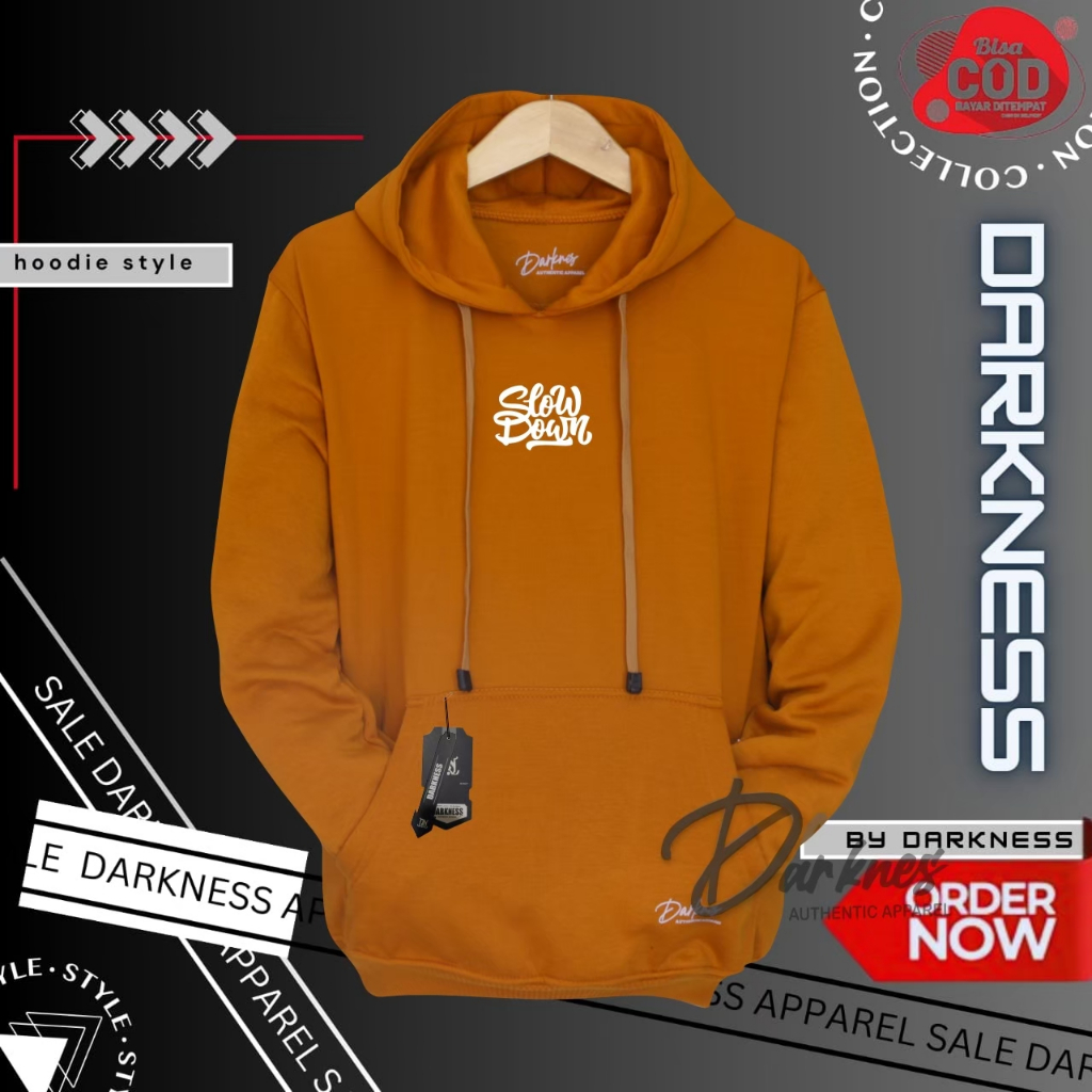 Jaket hoodie pria bahan tebal Hoodie pria distro aesthetic warna CREAM KUBUS sweater hoodie pria wan