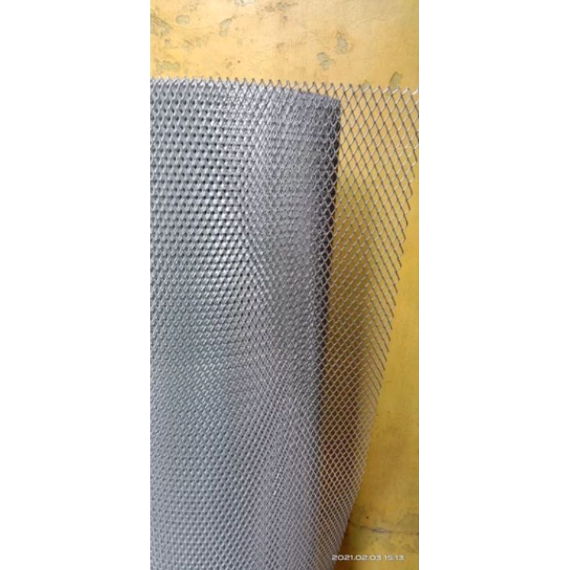 Kawat Ram aluminium buat grill depan mobil 100cm×100cm