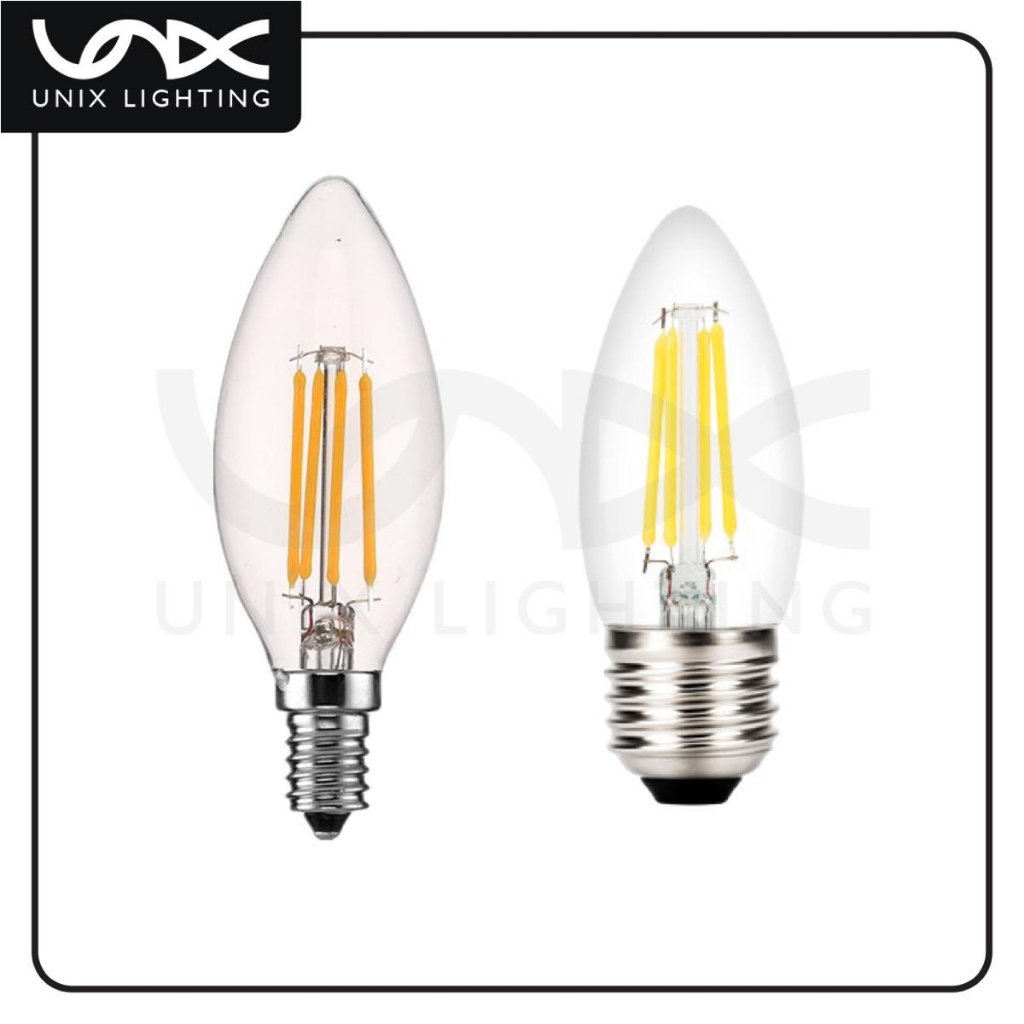 Bohlam Lilin LED C35 Cahaya Kuning