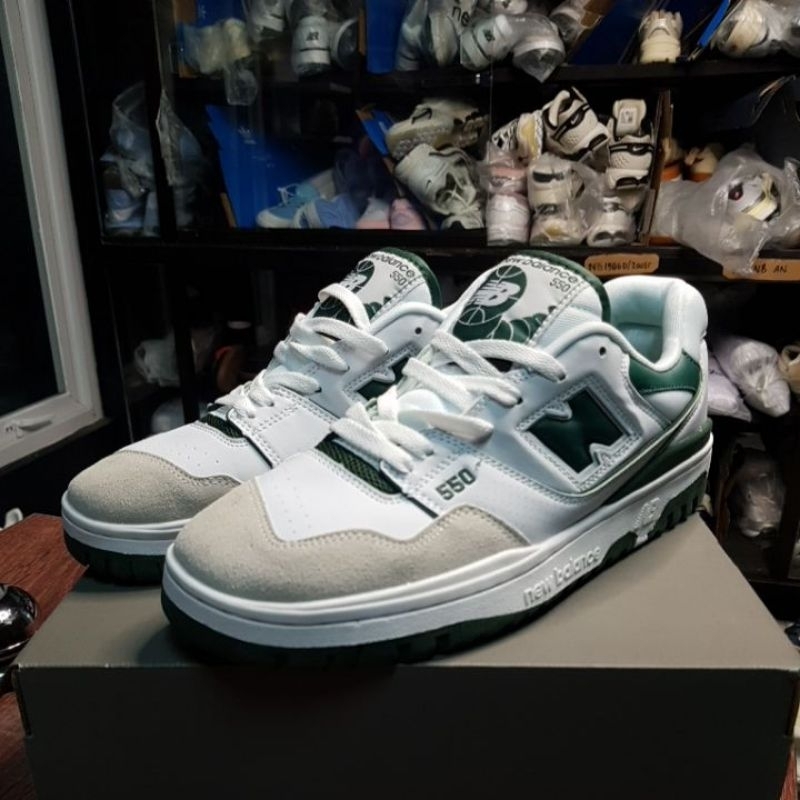 nb 550 white green