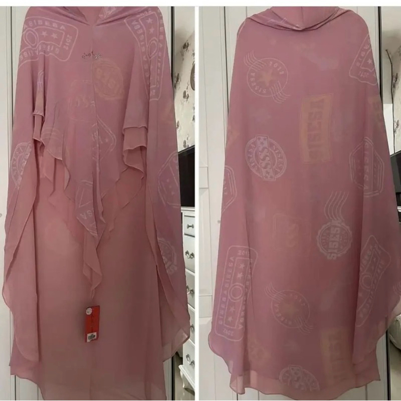 NEW‼️Limited SISESA Khimar Berkha || Hallmark Dustypink Original 100% (CekDeskripsi,Lebih Murah)