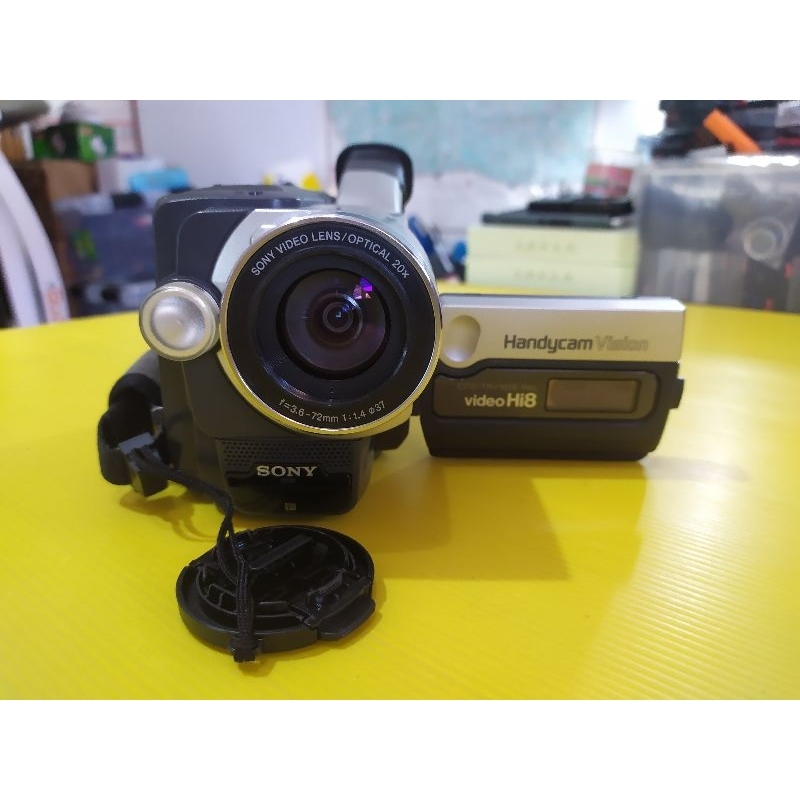 BIKIN KONTEN2 HOROR PAKAI NIGHT VISION MALAM HARI HANDYCAM SONY TRV107