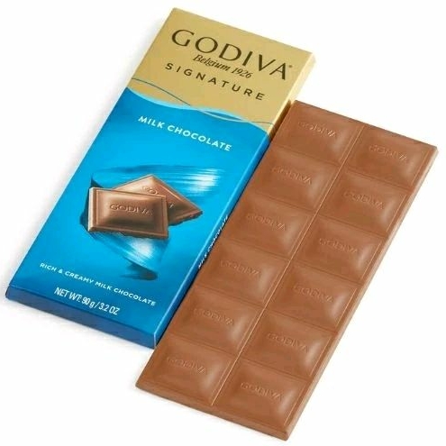 

GODIVA Signature Milk Chocolate Tablet 90g