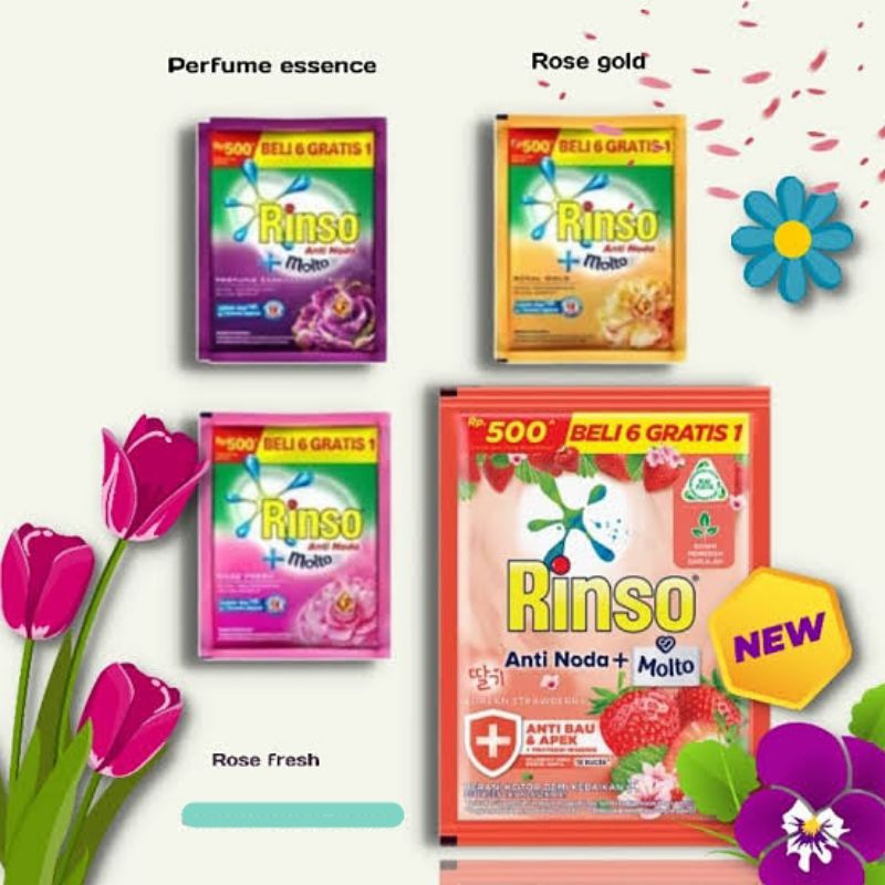 Rinso molto cair sachet