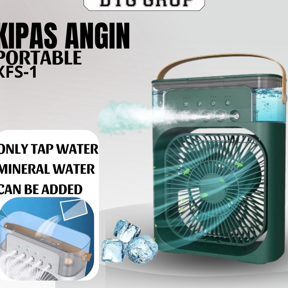 Qlh KIPAS PENDINGIN MINI AC PORTABLE AIR COOLER MOBIL DAN RUANGAN  AC Portable Air Cooler AC MiniXFS