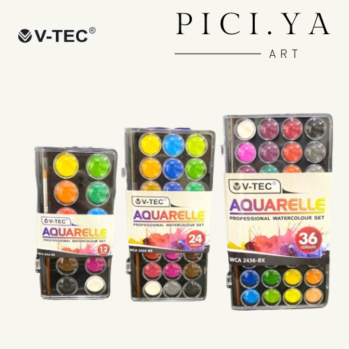 

V-TEC AQUARELLE WATERCOLOR CAKE SET