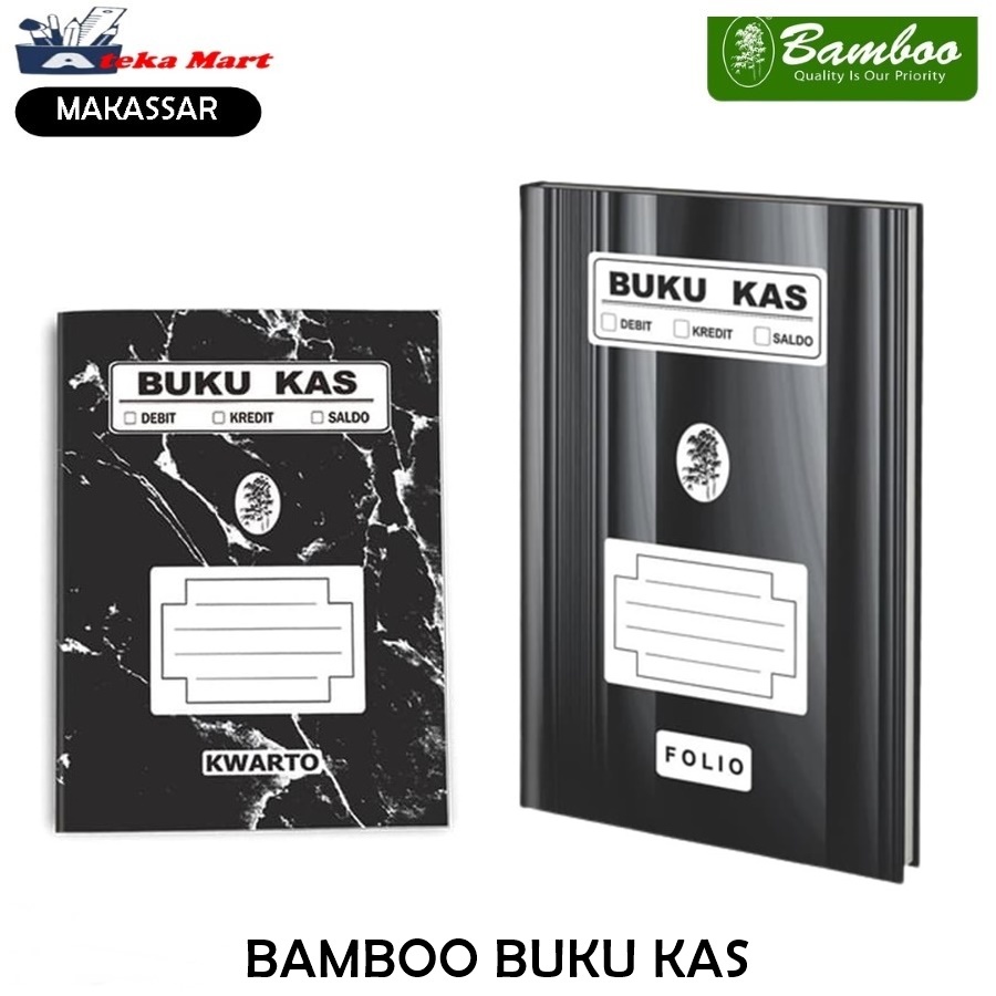 

BAMBOO BUKU KAS KWARTO - FOLIO