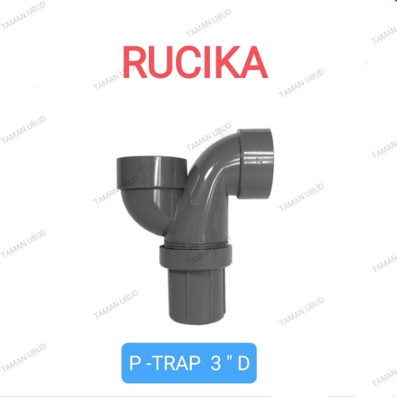RUCIKA 3" D P -TRAP 3 INCH D / P-TRAP 3" D