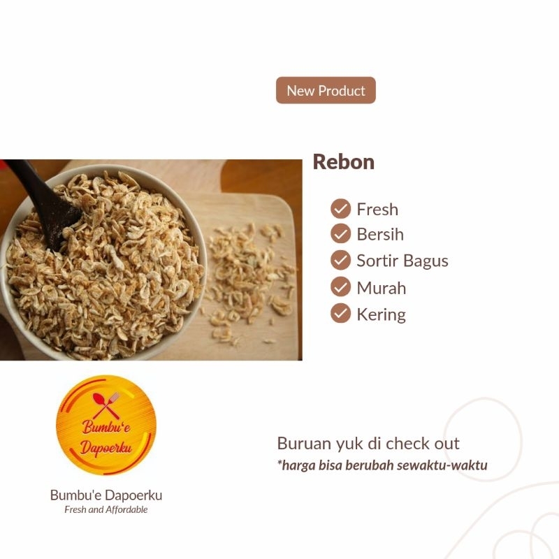 

Rebon | Fresh Product | Sortir Bagus | 100 Gram