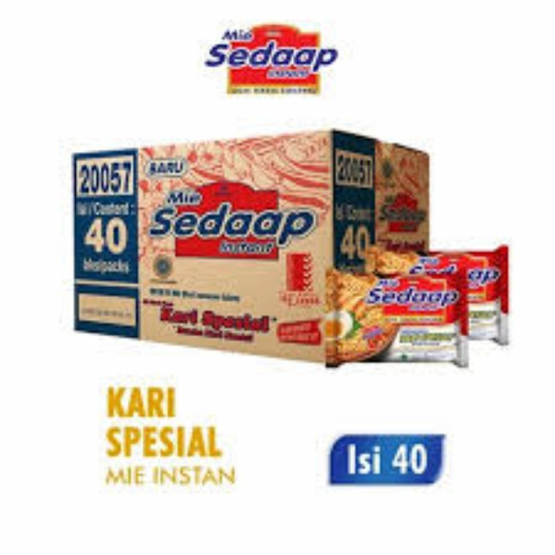 

Mie Sedaap Instan Kari Spesial 1 Dus/Karton