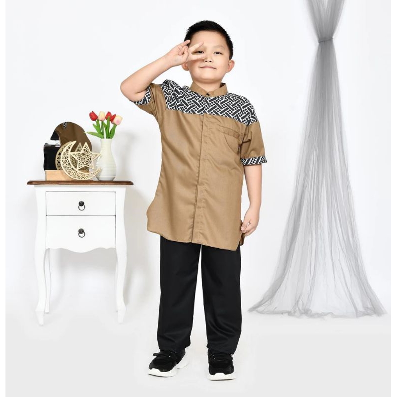 setelan koko anak batik toyobo/koko lebaran