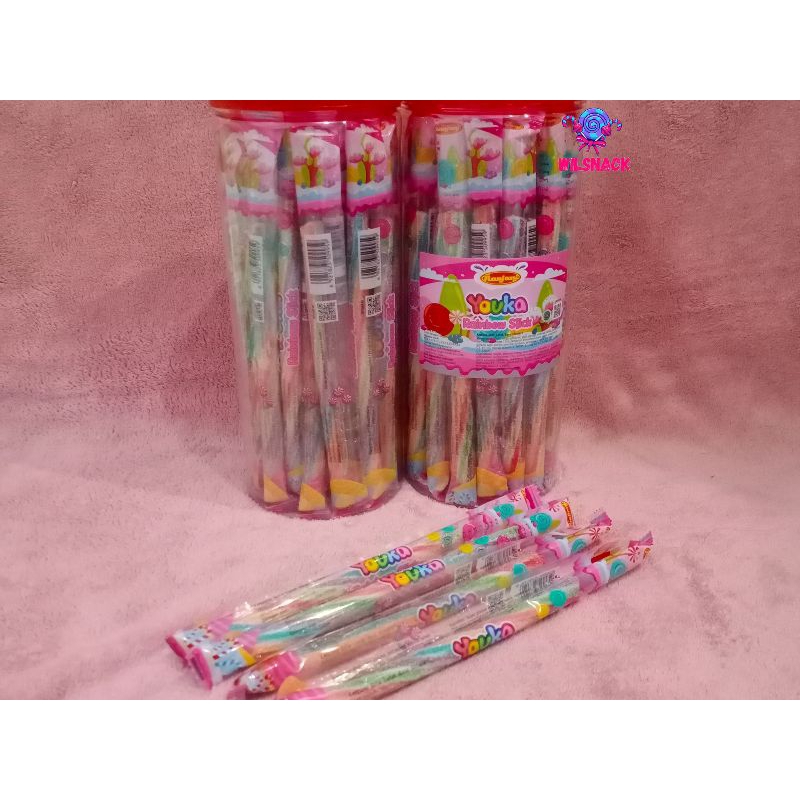 

PERMEN RAINBOW STICK 1PAK ISI 30PCS