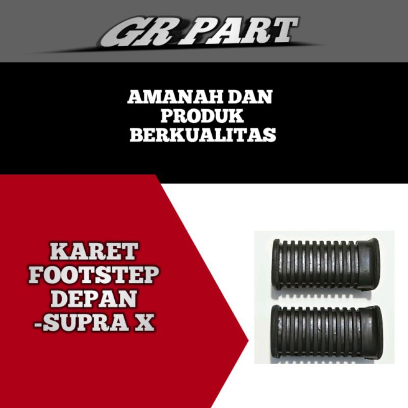 Karet footstep depan supra x