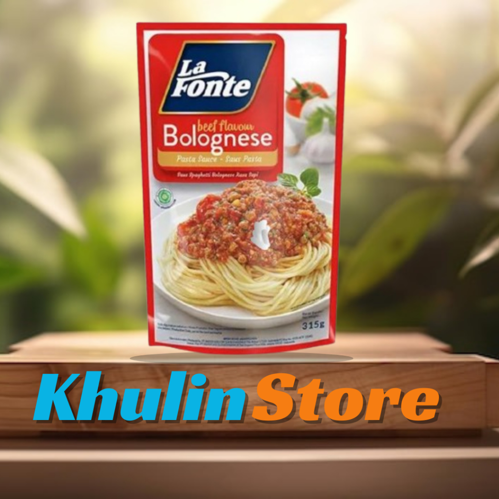 

La Fonte Saos Pasta Beef Bolognese 315gr-1pcs/Saus Pasta/Saos Pasta/Saus Mie Sepaghetti/Saos Mie Sepaghetti/Saos Sepageti/Bumbu Mie Sepaghetti/Bumbu Pasta/Mie Lidi Pasta Putih/Sauce Pasta Beef/Bumbu Masak Instan