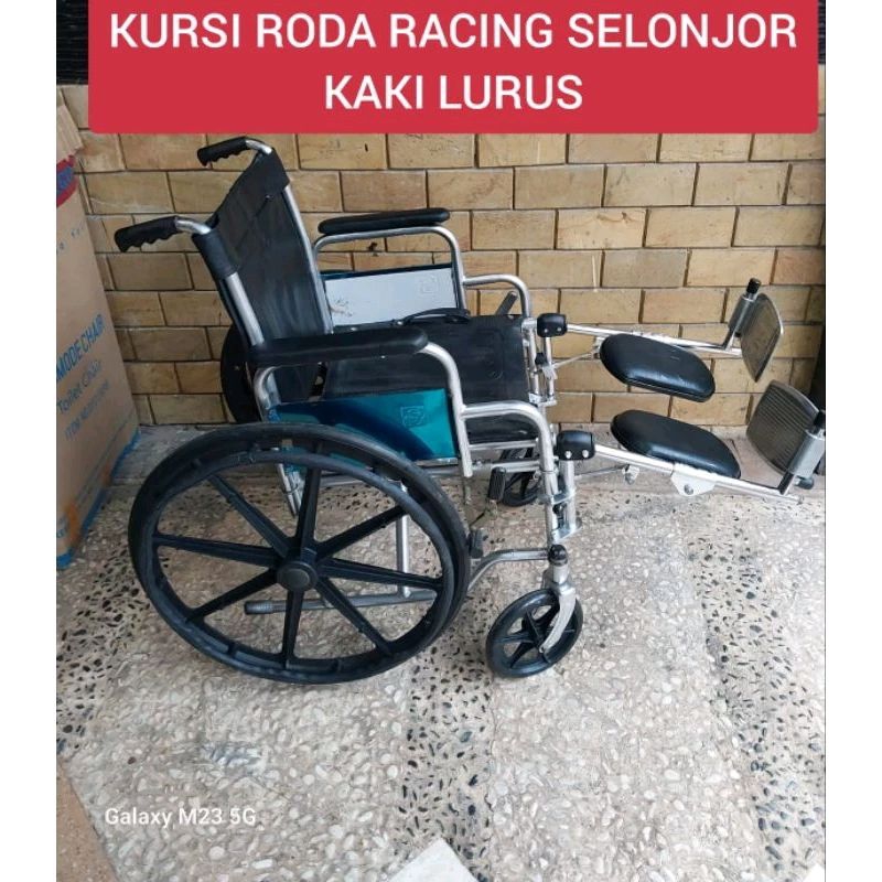 KURSI RODA SELONJOR KURSI RODA PATAH KAKI SEKEN KURSI RODA 2 IN 1 SEKEN KURSI MULTIFUNGSI BEKAS