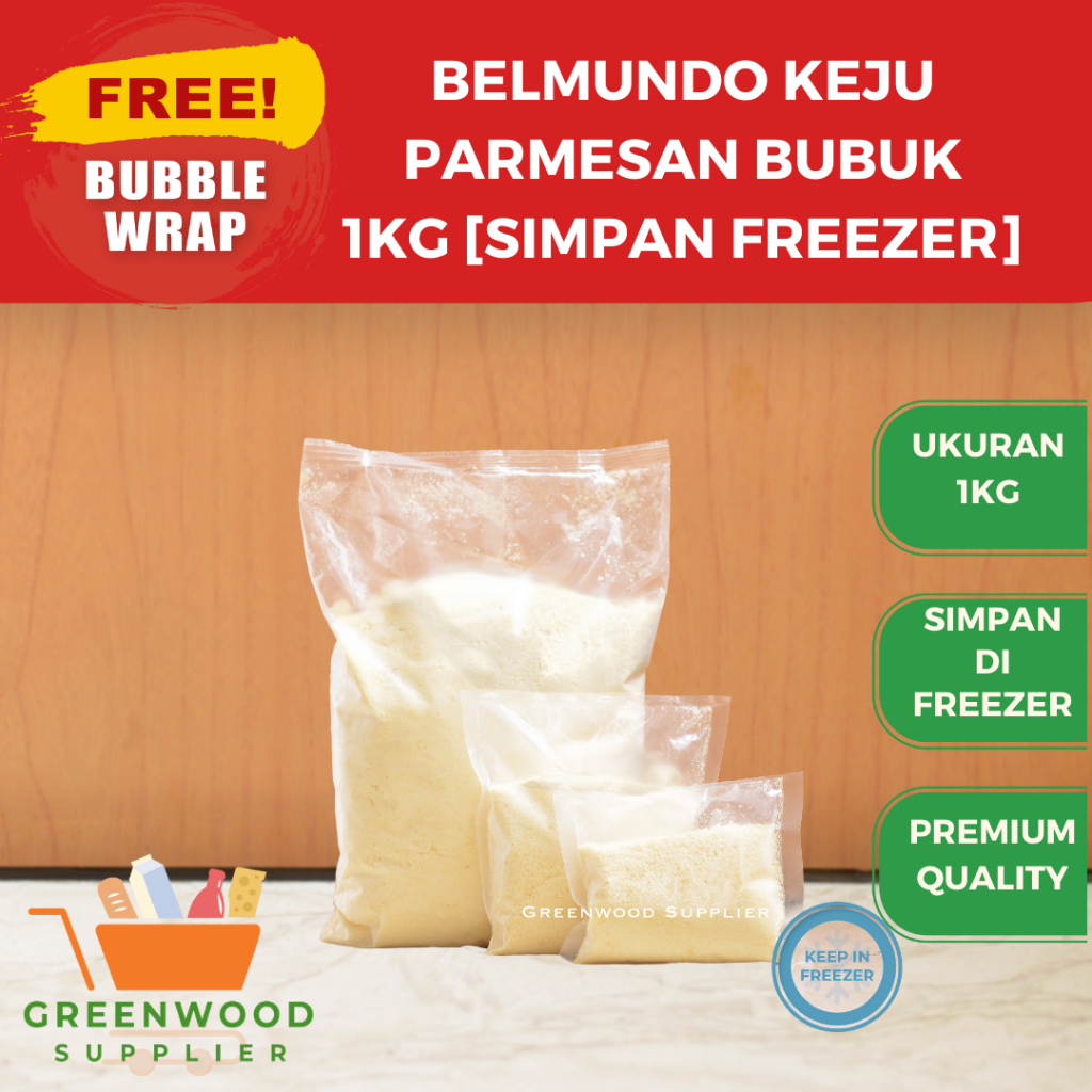 

Belmundo Parmesan Bubuk / Grated Parmesan - 1KG