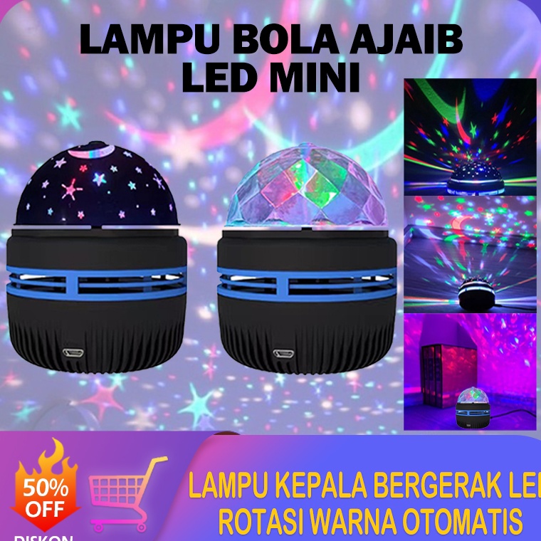 Lampu Dekorasi tidur LED Proyektor  Star Bulan bintang Led Mini Starlight Lampu Disco Lampu Tidur La