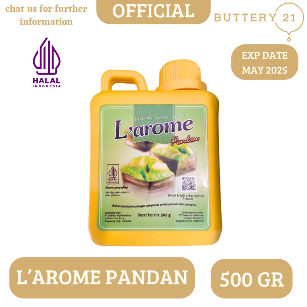 

LAROME PANDAN 500 GR/PERWARNA PANDAN 500 GR/LAROME PERWARNA PANDAN 500 GR