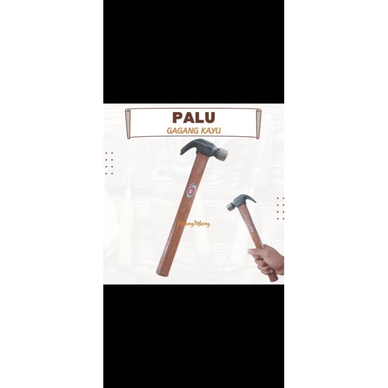 palu ( Tukul ) gagang kayu berkualitas