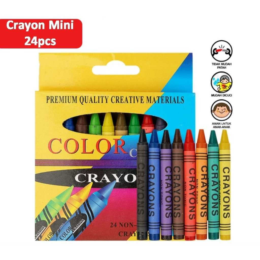 

CRAYON KRAYON 24 COLORS / PENSIL CRAYON 24