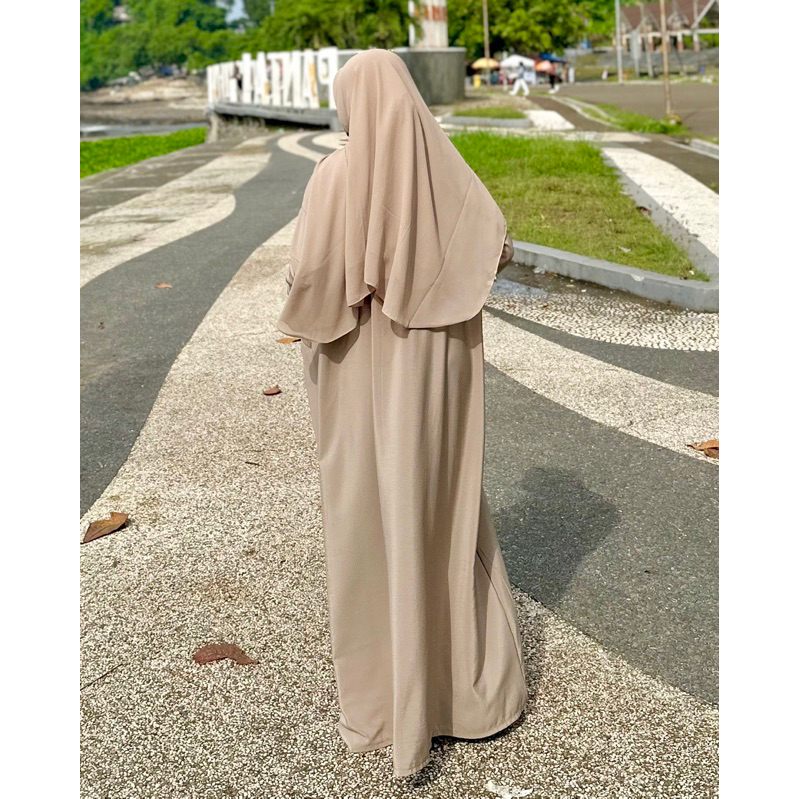 RB Mazaya Abaya Batwing Abaya Kancing Abaya Polos Mewah