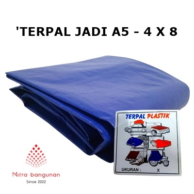 MB-Terpal Plastik 4x8 (A5) - Terpal Jadi - Terpal Tenda - Terpal Kolam