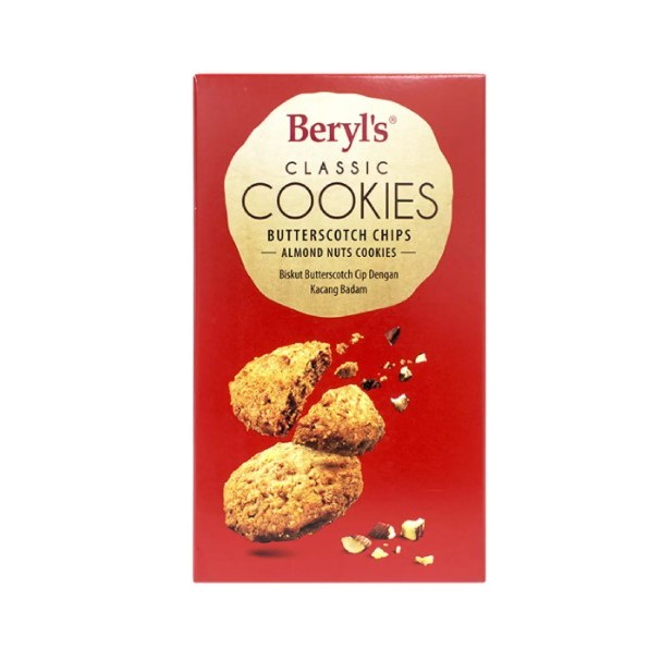 

Cokelat Beryls [READYSTOCK EXP 10/25] Beryl's Butterscotch Chips Almond Cookies (100g) cokelat beryl Malaysia Singapore Coklat Import Ready Siap Kirim