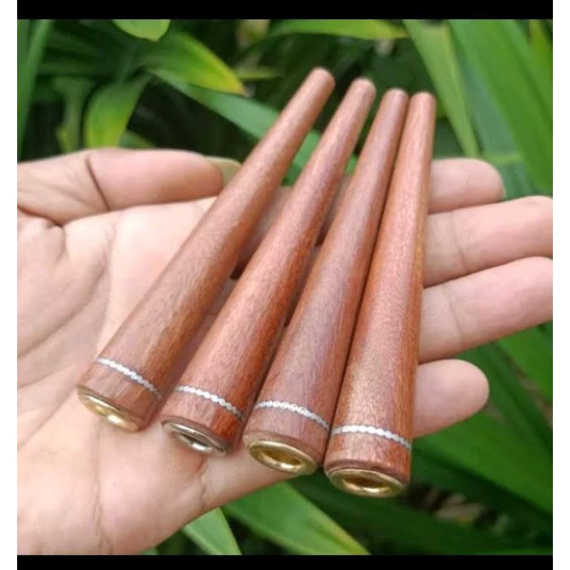 Once pipa cangklong kayu setigi motif cincin